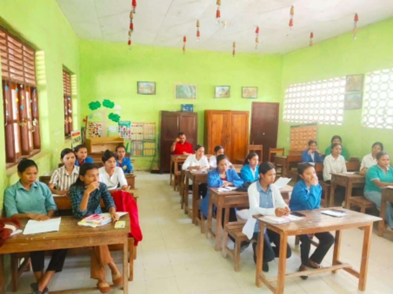 Opleiding tot leerkracht in Atambua, Timor