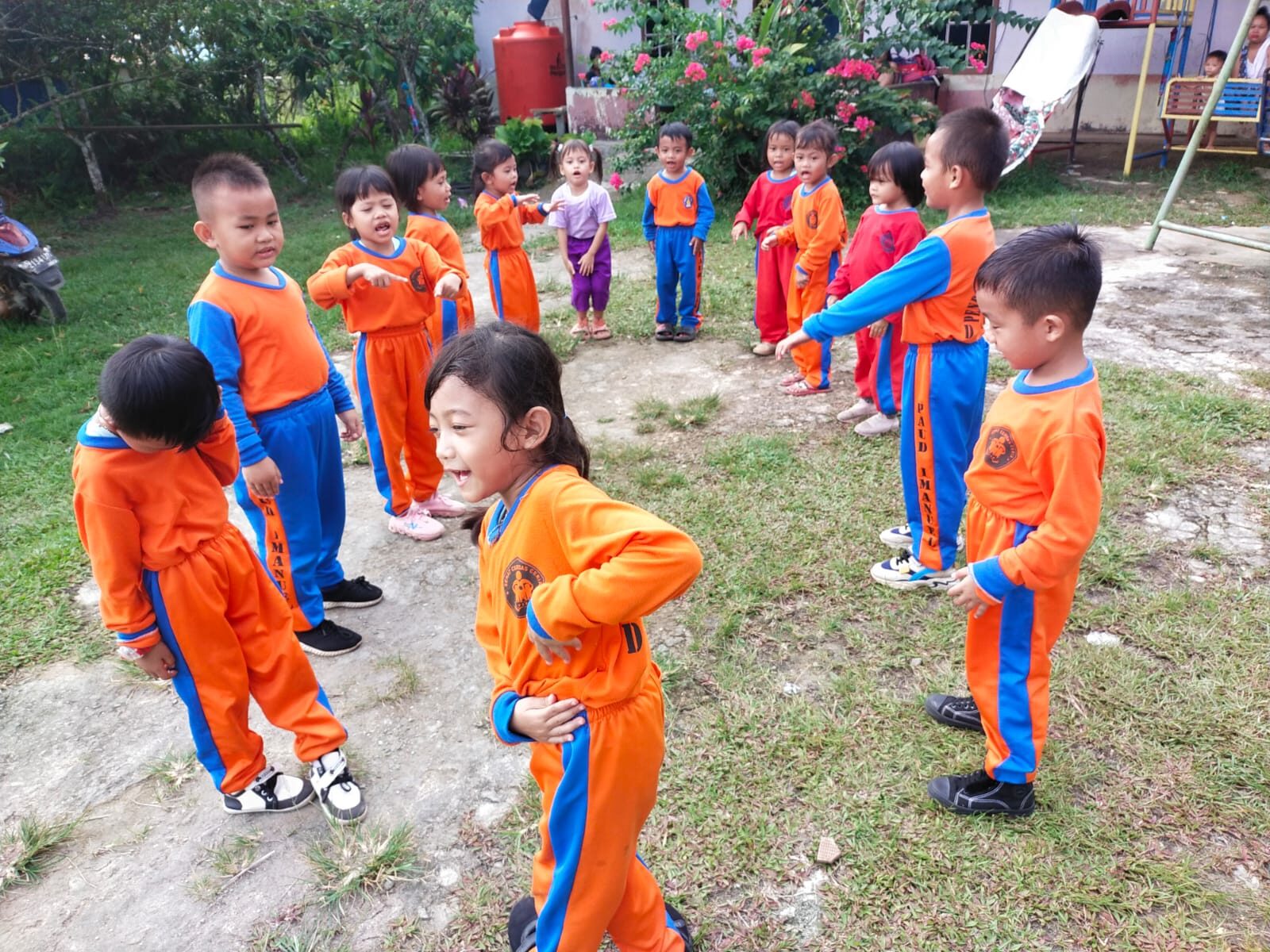 Kleuterschool van Alet in Dungkan op Kalimantan Barat